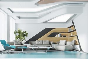 desain interior futuristik